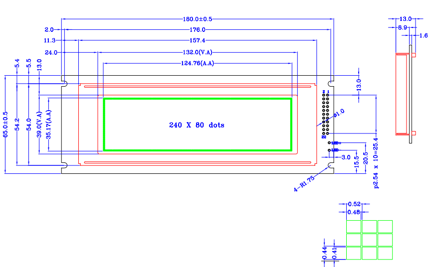 LH24080A����Һ��ģ��ͼֽ