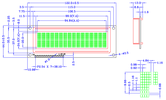 LH1602C�����ַ���ͼ����ͼֽ