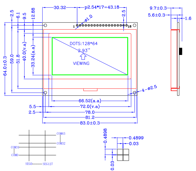 LH12864K45����Һ��ģ��ͼֽ